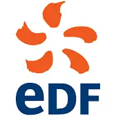 Logo EDF, fournisseur d’énergie