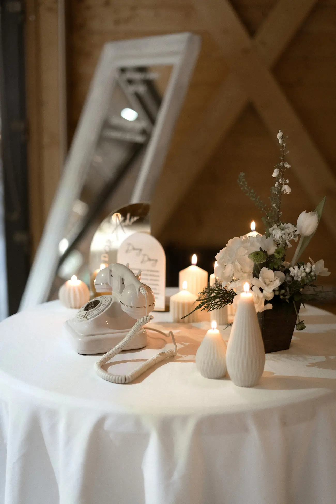 Décoration de table élégante pour un mariage hivernal au Domaine du Hirtz